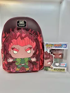 Funko Pop Naruto Might Guy 824 Diamond Fall Convention + Longefly Bag - Picture 1 of 10