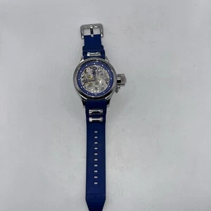Invicta Russian Diver Skeleton Exhibition Blue 52mm Self Wind Watch 1089 - Picture 1 of 8