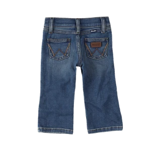 Wrangler Baby Boy's Slim Fit Blue Denim Bootcut Jeans 112336776 - Picture 1 of 20