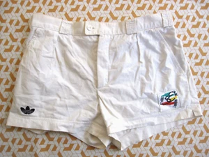 Short Stefan Edberg Adidas Ventex ATP 80'S vintage Tennis Rare Homme - 75 / S - Picture 1 of 5