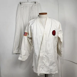 Uniforme de Karate Genbudo Vintage Taekwondo Top y Pantalones Artes Marciales Talla 6 - Imagen 1 de 14