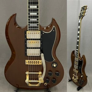 Gibson SG Custom w/Bigsby Brown Gold Hardware USA 1973 Solid Electric Guitar - Picture 1 of 11
