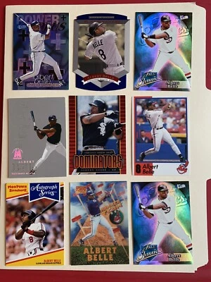 Albert Belle 1989-2001 Inserts Parallels Oddballs Indians NM to NM-MT You Pick!! - Image 1 of 4