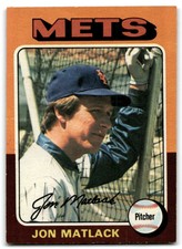 1975 Topps Jon Matlack New York Mets #290