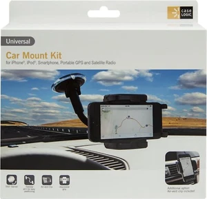 Case Logic Universal Car Mount Black CL-CM-BLK for IPhone IPod Smartphone 360 - Picture 1 of 3