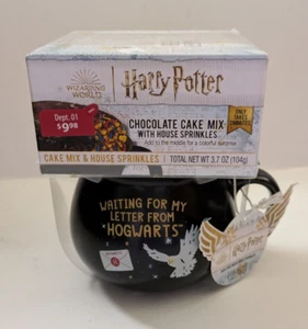Harry Potter Waiting For My Letter From HOGWARTS TASSE Schwarzer Kessel mit Kuchen Mix - Bild 1 von 7