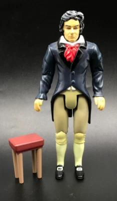 Ludwig van BEETHOVEN Accoutrements 2004 completo con taburete figura suelta de 5,5" Foto 1 de 4