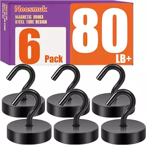 Magnetic Hooks, Cruise Ship Essentials, 80Lb+ Heavy Duty Magnetic Hooks for Crui - Picture 1 of 24