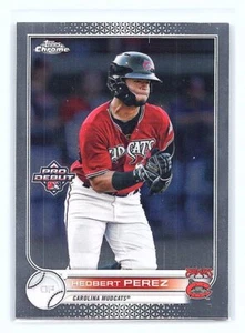 2022 Topps Pro Debut Hedbert Perez #PD-71 Carolina Mudcats - Picture 1 of 2