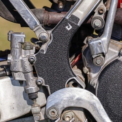 Black Frame Guards 2005-2025 Yamaha YZ250 Grip Tape Protectors YZ250X - Image 1 of 3