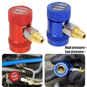 2x adattatore per auto R1234YF attacco rapido aria condizionata alto/basso - Imagen 1 de 21