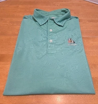 Camisa Polo Donald Ross Para Hombre L Twin Eagles Naples FL Golf Preppy Propiedad del Vendedor  Foto 1 de 4