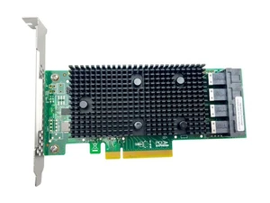 NVME HDD LSI 9400-16i SATA/SAS HBA Controller CARD 12 Gbps PCIe 16 Port Support - Afbeelding 1 van 4