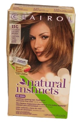 1 цвет волос Clairol Natural Instincts 11 г самый легкий золотисто-коричневый трудно найти 10 минут - Изображение 1 из 4