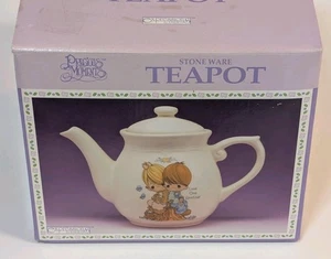 Precious Moments Love One Another Teapot, 1994, Unused, Complete In Box - Picture 1 of 16