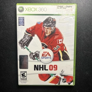 NHL 09 (Microsoft Xbox 360, 2008) CIB komplett getestet funktioniert - Bild 1 von 4