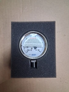 WIKA 9744843 Pressure Gauge, 30"Hg-0-30PSI 2.5" Dial 1/4"NPT Stainless Steel LM - Picture 1 of 4