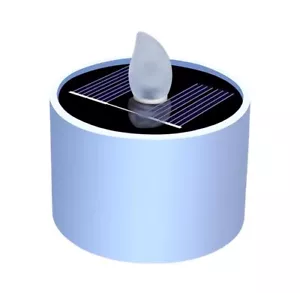 Candela Lumino Fiamma Tremolante a LED, Ricarica Solare, Attivazione Automatica - Foto 1 di 9