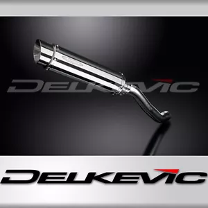 Kawasaki Z750 2004-2006 Delkevic Slip On 14" Round Stainless Exhaust Muffler - Bild 1 von 5