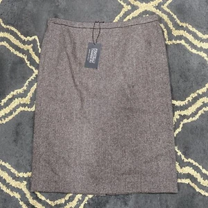 Fratelli Tamberi Women Skirts Wool Pencil Skirt Brown Size 10 - Picture 1 of 9