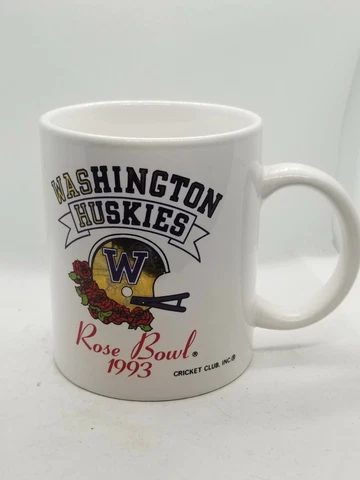 Vintage Rose Bowl 1993 Washington Huskies Mug Cover