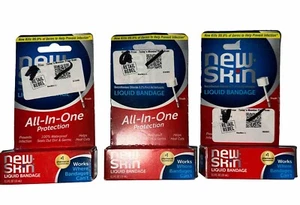New Skin All-in-One LIQUID BANDAGE (3 PACK) waterproof Antiseptic 2026 - Picture 1 of 3