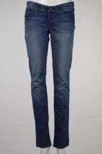 Pantalones de mezclilla de algodón para mujer J & Company, talla 29, azul, pierna recta - Imagen 1 de 5