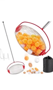 Golf Ball Collector Picker Upper Table Tennis Ball Retriever Hold Up to 40 Balls - Picture 1 of 6