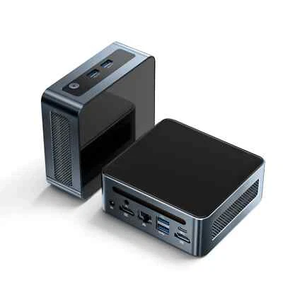 Mini PC R5 5625U/3550H Gaming Desktop Computer NVME SSD WIFI6 HD Windows 11 Pro - Image 1 of 4