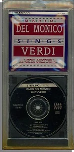 Mario Del Monico - Mario Del Monico Sings Verdi - New 1989 Opera Music CD! - Picture 1 of 2