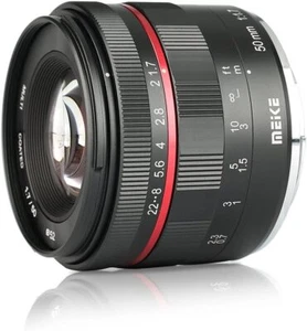 Meike 50mm F1.7 Manual Focus Lens for Sony E Mount Mirrorless Cameras - Picture 1 of 7