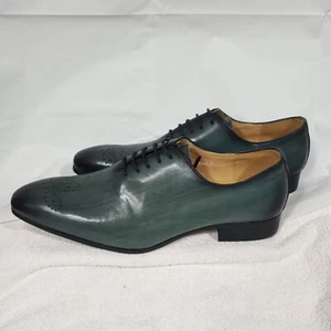 Zapatos de vestir para hombre FELIX CHU, talla 12 verde #F87-22-1 45 NUNCA USADOS - Imagen 1 de 9