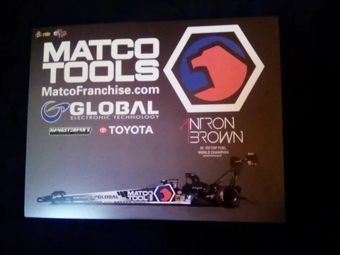 2020 ANTRON BROWN MATCO TOOLS TOP FUEL NHRA POSTCARD Cover