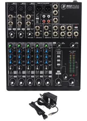 Mackie 802VLZ4 Mixer 8-channel Compact Analog Low-Noise w/ 3 ONYX Preamps - Image 1 of 4