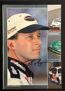 NASCAR Illustrated Autograph Auto Dave Blaney Poster 