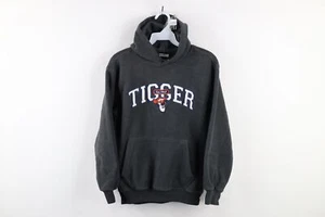 Vintage 90s Disney Boys Large Spell Out Tigger Fleece Hoodie Sweatshirt Gray - Picture 1 of 10