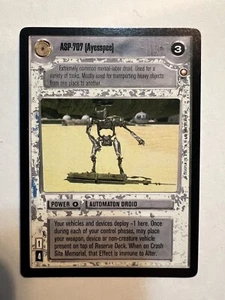Star Wars CCG Special Edition Limited Black Border Light Side ASP-707 Ayesspee - Picture 1 of 2