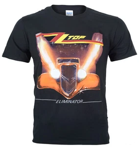 Official ZZ Top T Shirt Eliminator Album Cover Hot Rod Car New  Medium - Picture 1 of 6