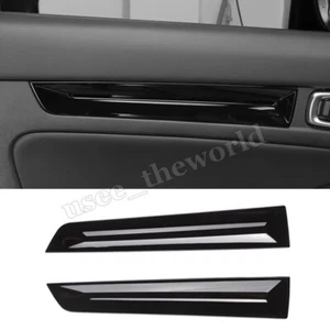 2PCS For Honda Civic 2022-2025 Interior Rear Door Panel Trim Strip Cover Black - Picture 1 of 10