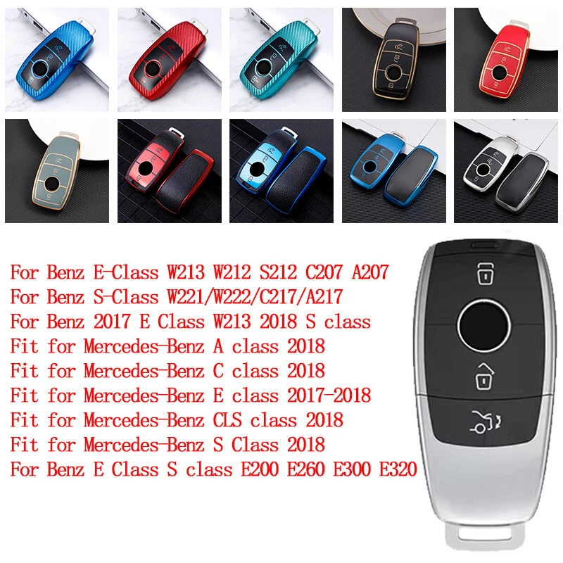 TPU Remote Car Key Case Fob Cover Fit Mercedes-Benz S CLS S G E260 E300 E320 - Image 1 of 4