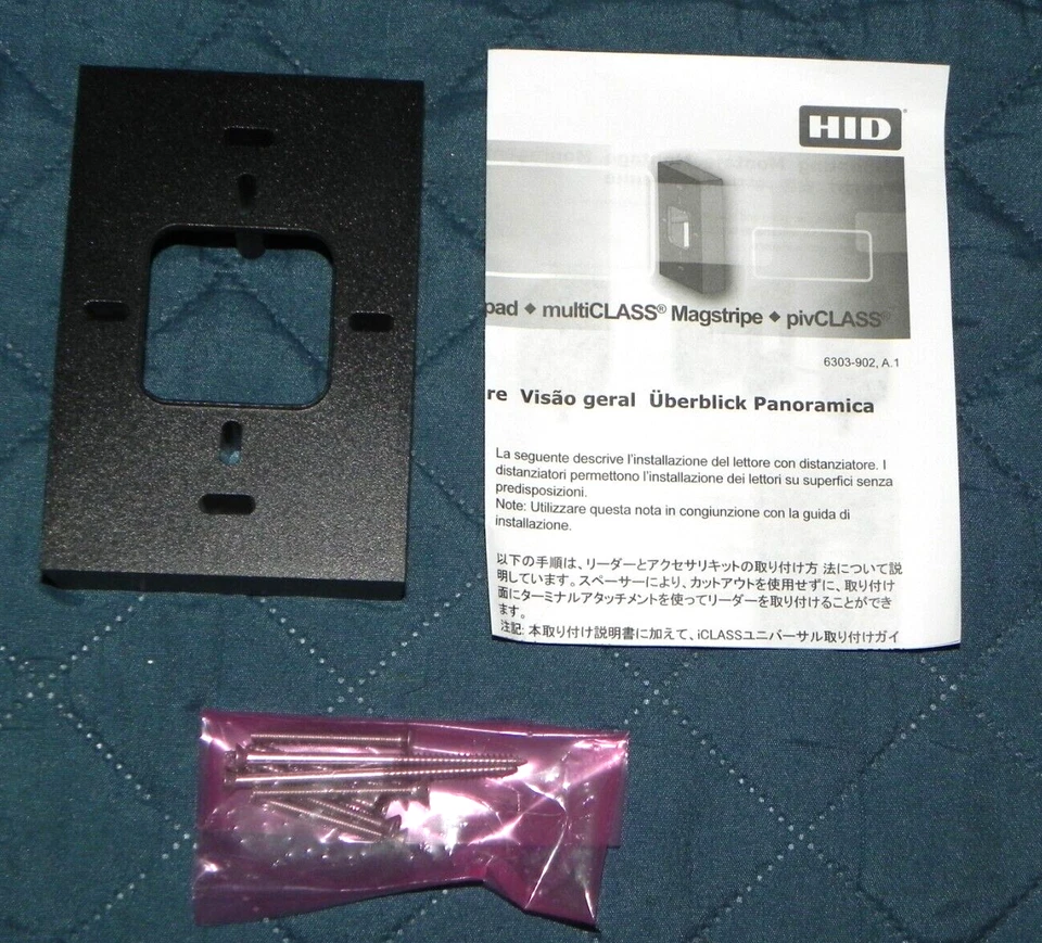 HID 6132AK Spacer ACC Kit iCLASS Rk40/rpk40/rwk40 RDR BLK