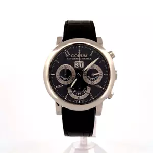 Corum Automatic Flyback Limited Edition Chronograph 42mm Black Swiss Men's Watch - Picture 1 of 17