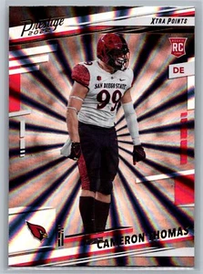 2022 Prestige Xtra Points Sunburst #400 Cameron Thomas RC, SP Arizona Cardinals - Picture 1 of 2