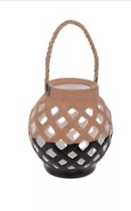Ceramic Two-Tone lantern decor- Size 7” Hobby Lobby - Picture 1 of 3