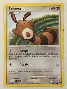 Pokémon Karte Sentret LV. 11 2007 Diamond & Pearl - Secret Wonders 104/132 Common - Bild 1 von 2