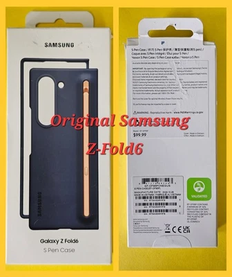 Original Samsung Galaxy Z Fold6 Phone Case with Built-in S Pen Holder   - Image 1 of 4