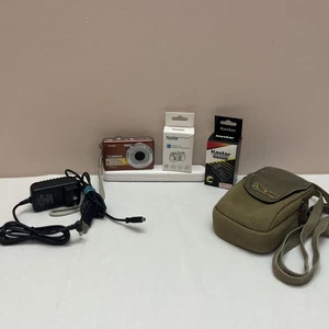 Kodak EasyShare M763 7.2MP Digital Camera Orange w/ Charger, Tested! - Picture 1 of 12