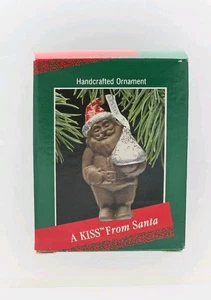 Hallmark Keepsake Ornament Hershey Kisses-Un bacio da Babbo Natale vintage 1988 - Foto 1 di 8