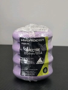 Rollerblade Hydrogen Spectre 80mm/85A Lilac Inline Skate Wheels 4 Pack - Picture 1 of 6