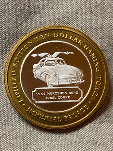 Imperial Palace Casino, Las Vegas NV, 10 $ Silver Strike, 1955 Mercedes Flügeltürer - Bild 1 von 2